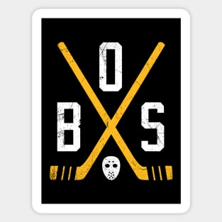 BOS Retro Sticks - Black Sticker